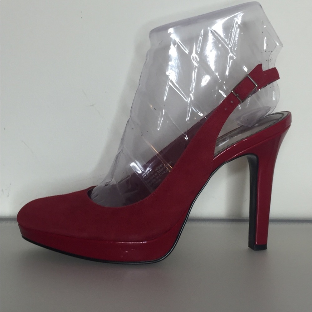 Alfani slingback women suede leather shoes - size 6M
